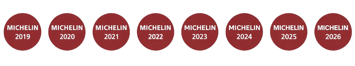 Michelin Guide recognition, 2019 through 2026